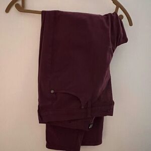 Burgundy Pants